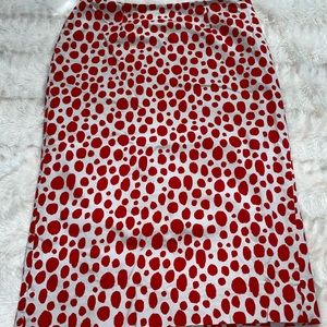 Club Monaco Spotted Pencil Shirt Size 2